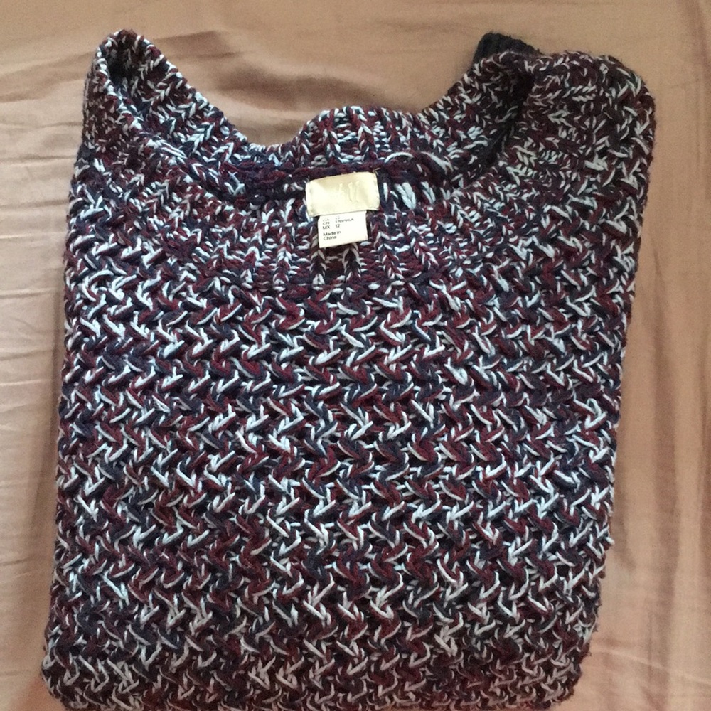 Knit Multi Colored Sweater